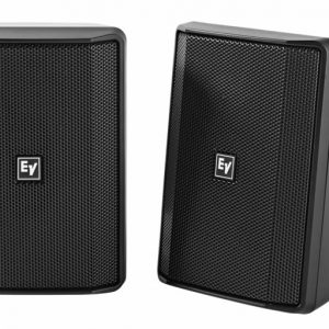 Electro-Voice EVID-S5.2B Quick install Speaker 5” cabinet 8Ohm black. IP54, pair