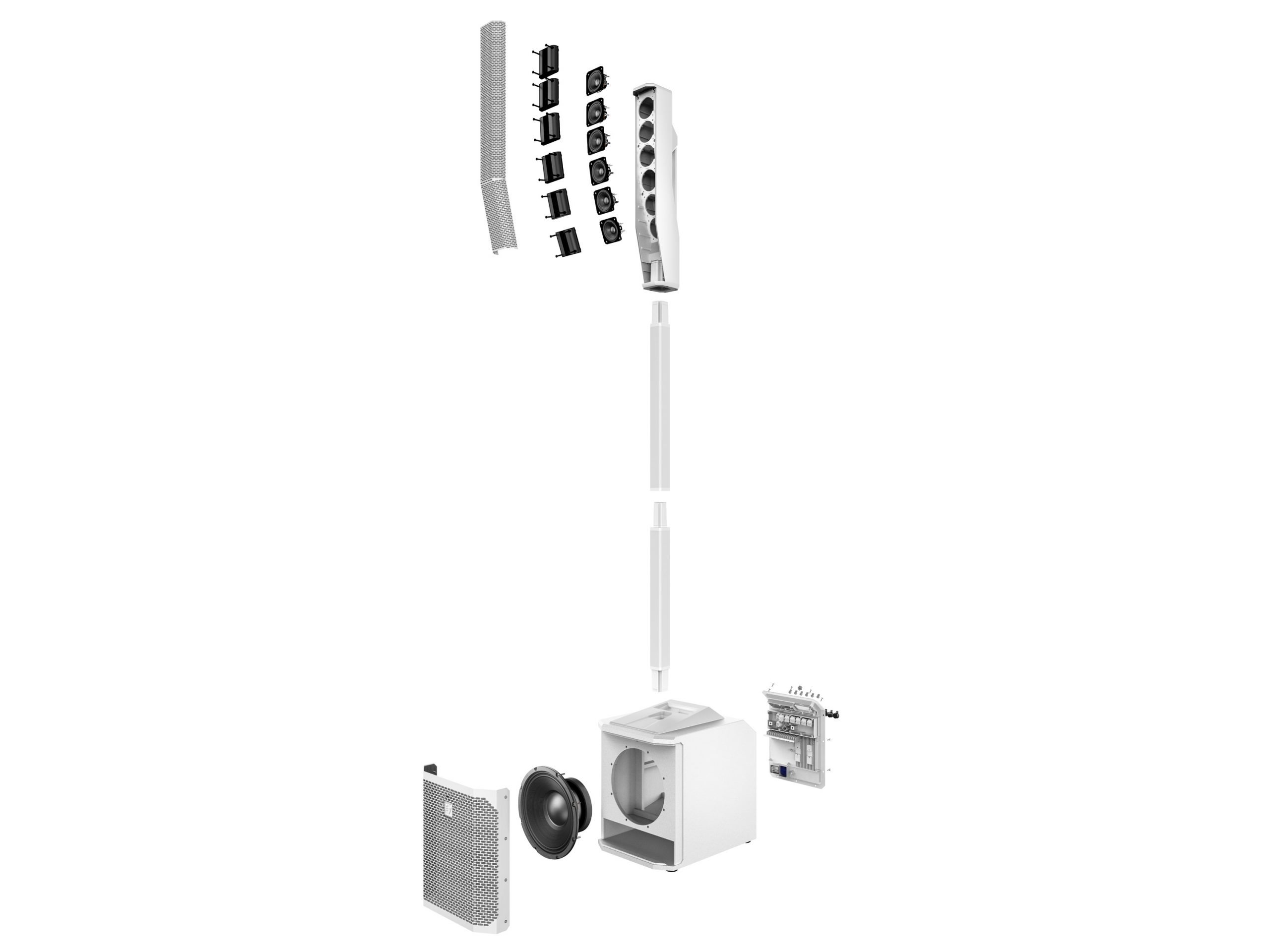 Electro-Voice EVOLVE30M-W Portable Column System/Global/White - Image 3