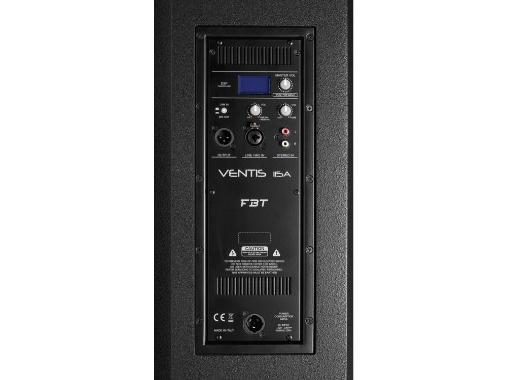FBT VENTIS 115A 2-way Active Speaker - 15 inch Woofer - 700W/200W RMS - Image 3