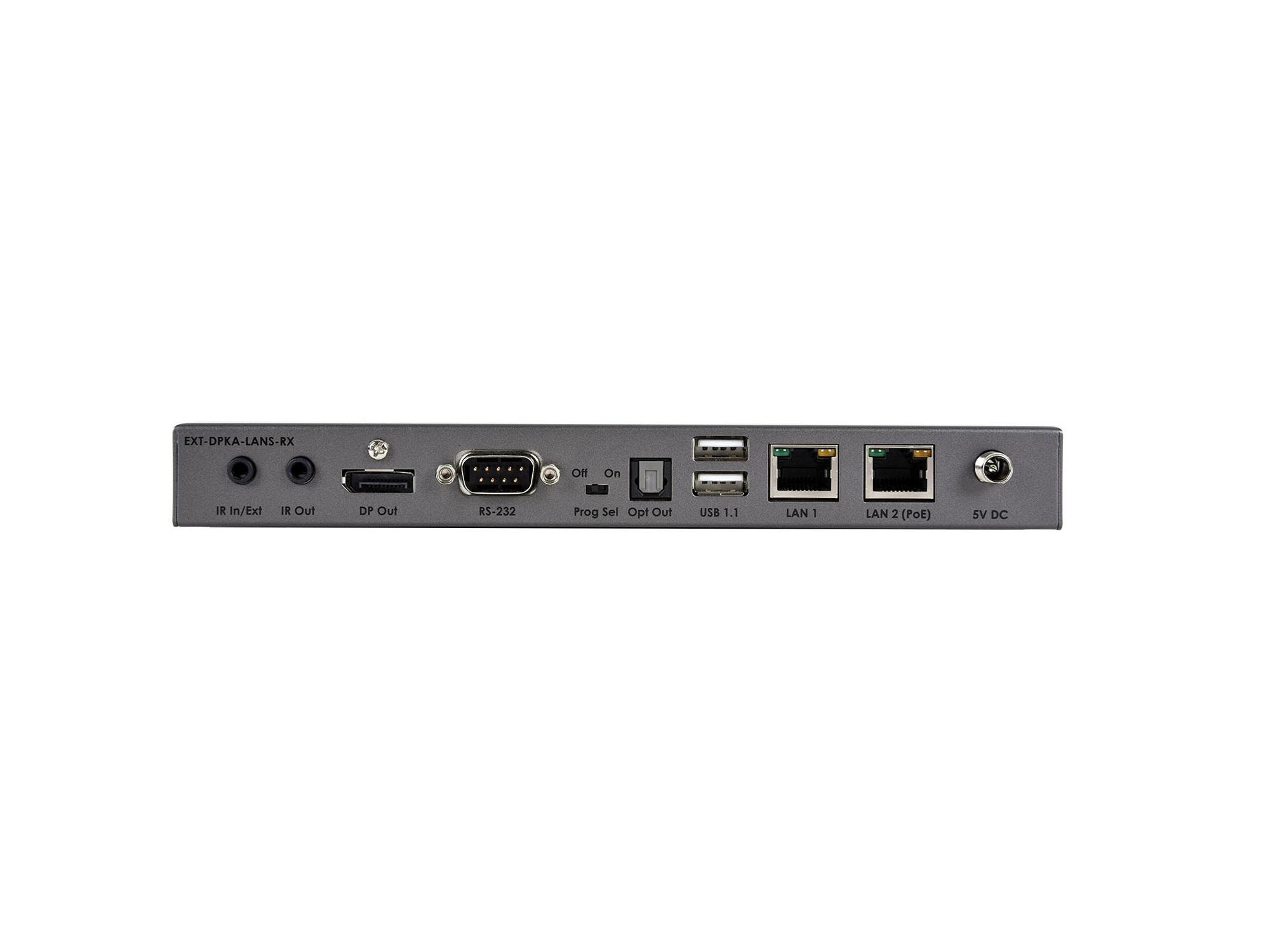 Gefen EXT-DPKA-LANS-RX-b 4K DisplayPort KVM over IP Extender (Receiver) with USB/Audio/RS-232/IR - Image 4