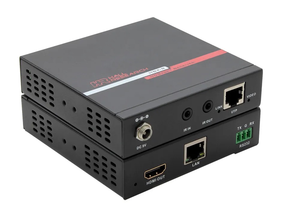 Hall Technologies HBX-R HDMI Video Extender (Receiver) With Ultra-HD AV/IR/RS232 and Ethernet