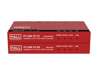 Hall Technologies HT-AIM-70 4K@60Hz 4x2x0 50m HDBT Extender