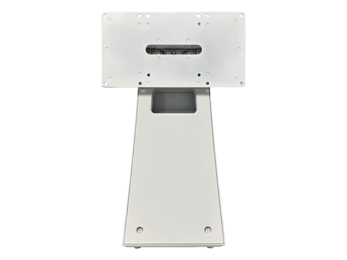 Hall Technologies HT-HV-MNT-SW Short White Desktop Monitor Stand (15″ – 27″ Supports)