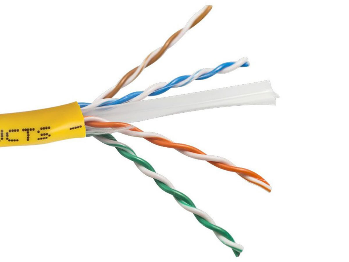 ICRealtime CAT6A-YL CAT6A UTP – 10GBASE-T, 600 MHz 23AWG SOLID BC 4PR UTP CABLE, YELLOW