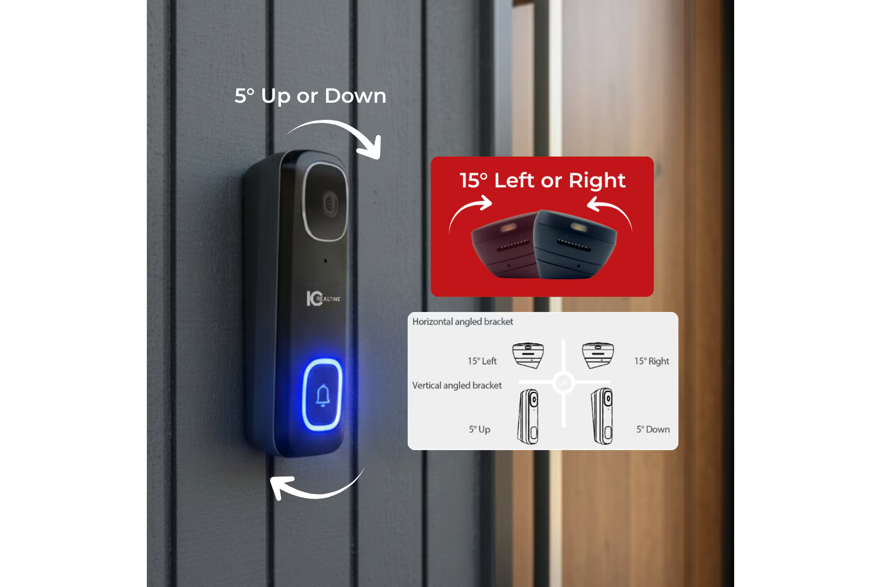 ICRealtime DINGER PRO 2 5MP Smart Video Doorbell - Image 6