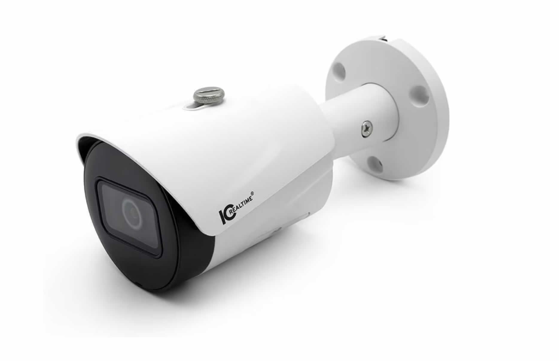 ICRealtime IPEG-B20F-IRW4 2MP IP Bullet Camera / 1080p H.265 / PoE / 102deg FOV / Smart IR 95ft / IP67