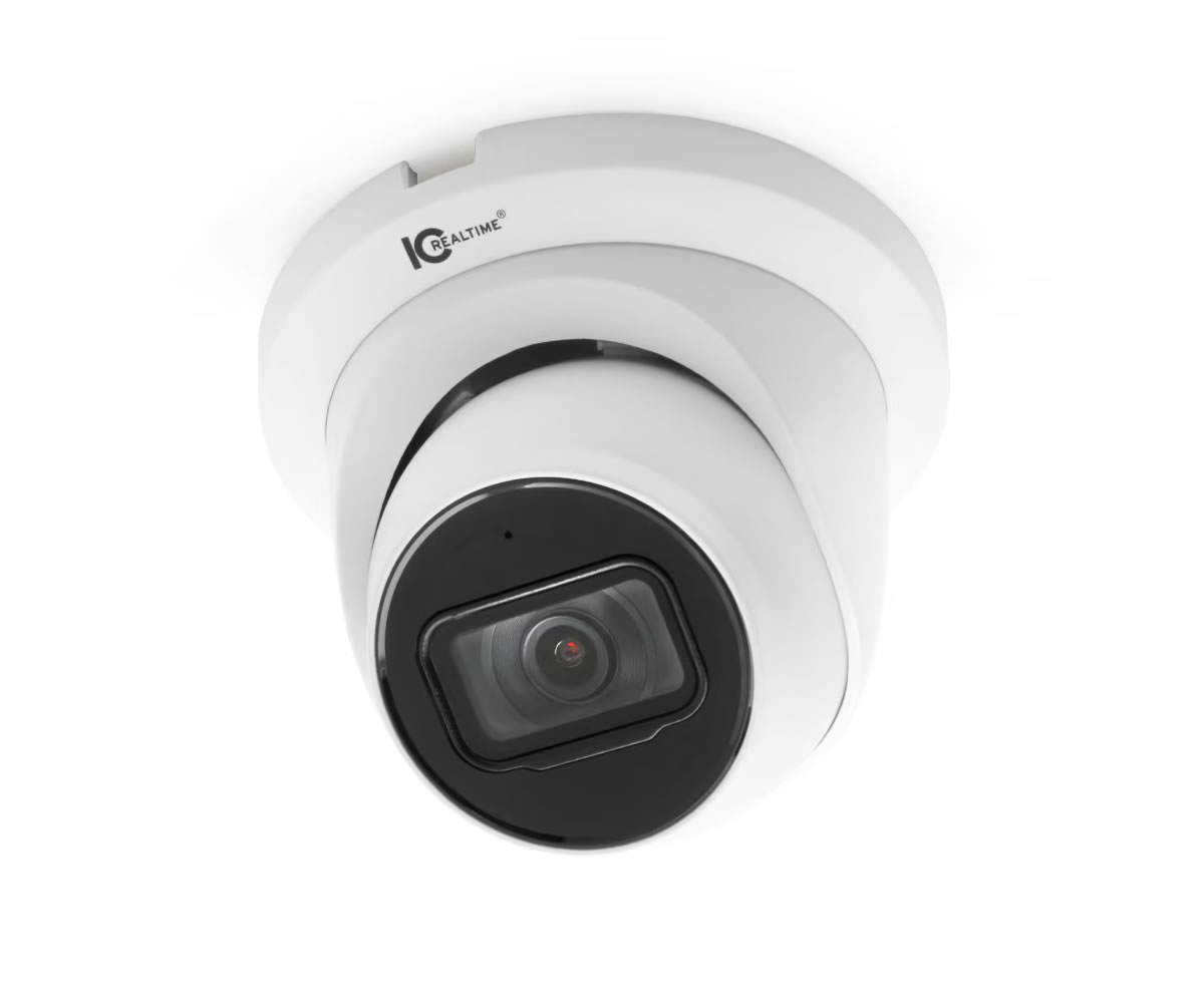 ICRealtime IPMX-E40F-IRW3 4MP QHD Starlight IP Eyeball Dome 2.8mm 102H x 54V FOV / 164ft IR / iMD 2.0 AI / PoE / Mic / IP67