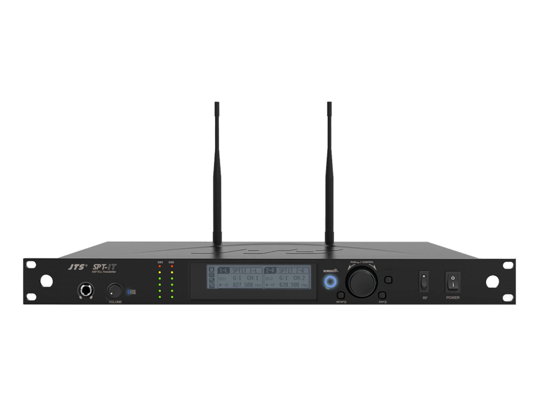 JTS SPT-1T Dual-Channel UHF Wireless Audio Transmitter