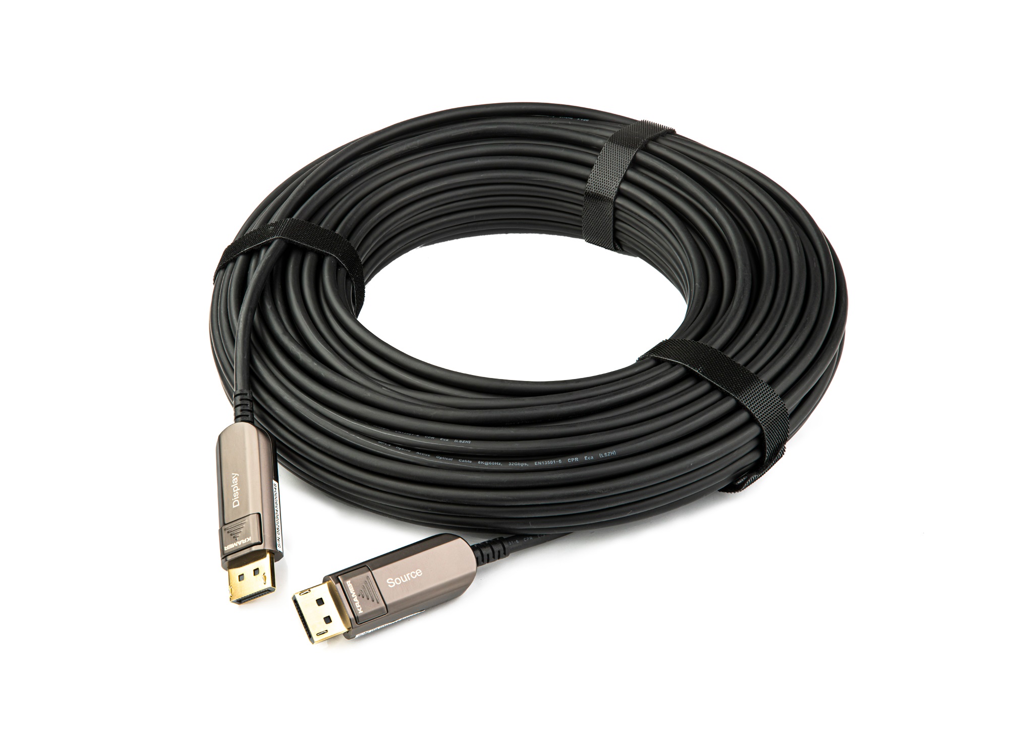 Kramer CLS-AOCDP/UF-33 10m (33ft) Active Optical DisplayPort Cable