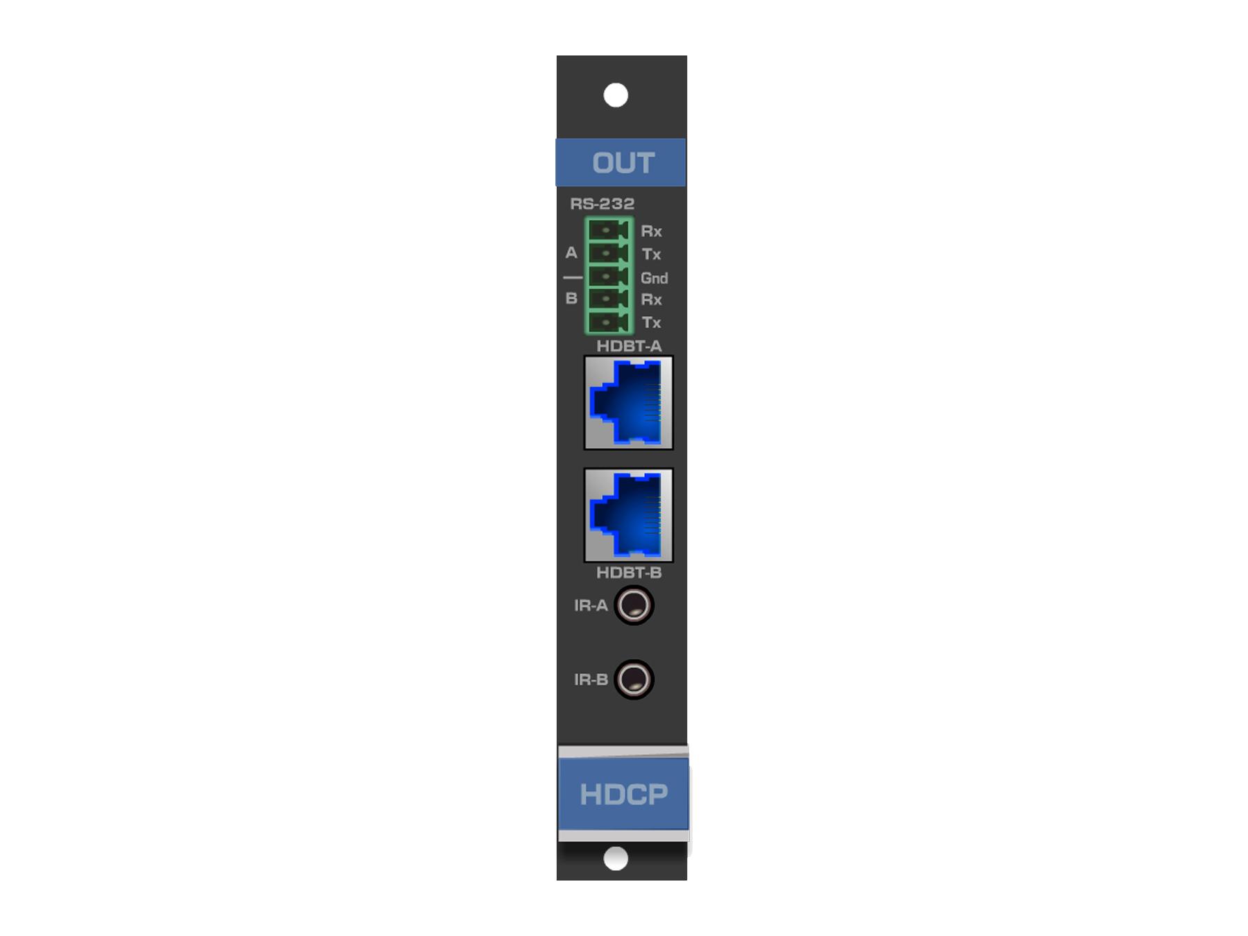 Kramer HDBT7-OUT2-F16 2-Output 4K HDMI over HDBaseT Card (F-16)/no Ethernet