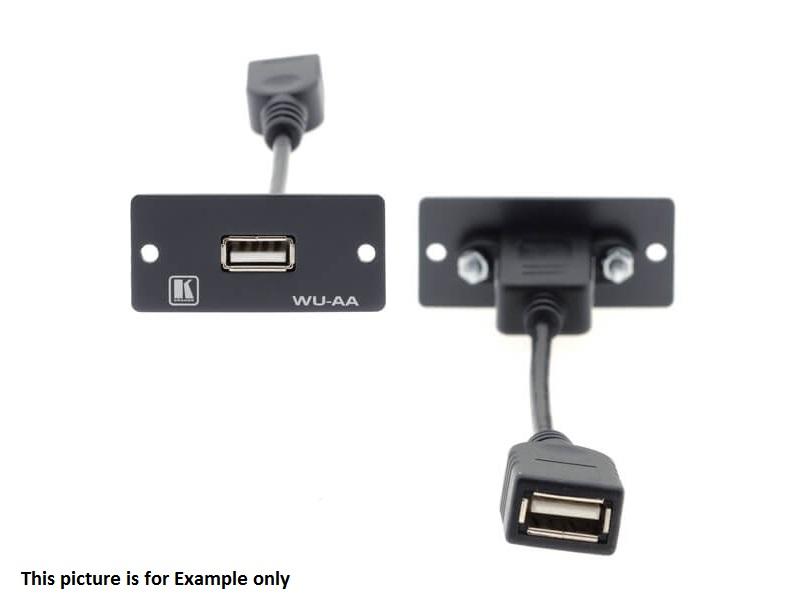 Kramer WU-AA(B) USB-A to USB-A Insert/Black