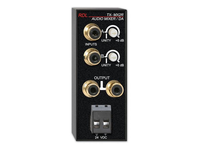 RDL TX-MX2R Audio Mixer/Distribution Amplifier