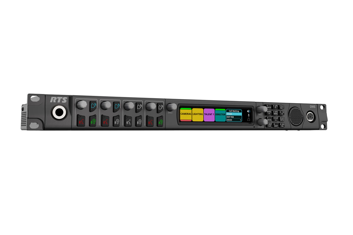 RTS OMS PLUS 5F Main Station Analog Plus/4ch/OMNEO/Digital Partyline/RTS