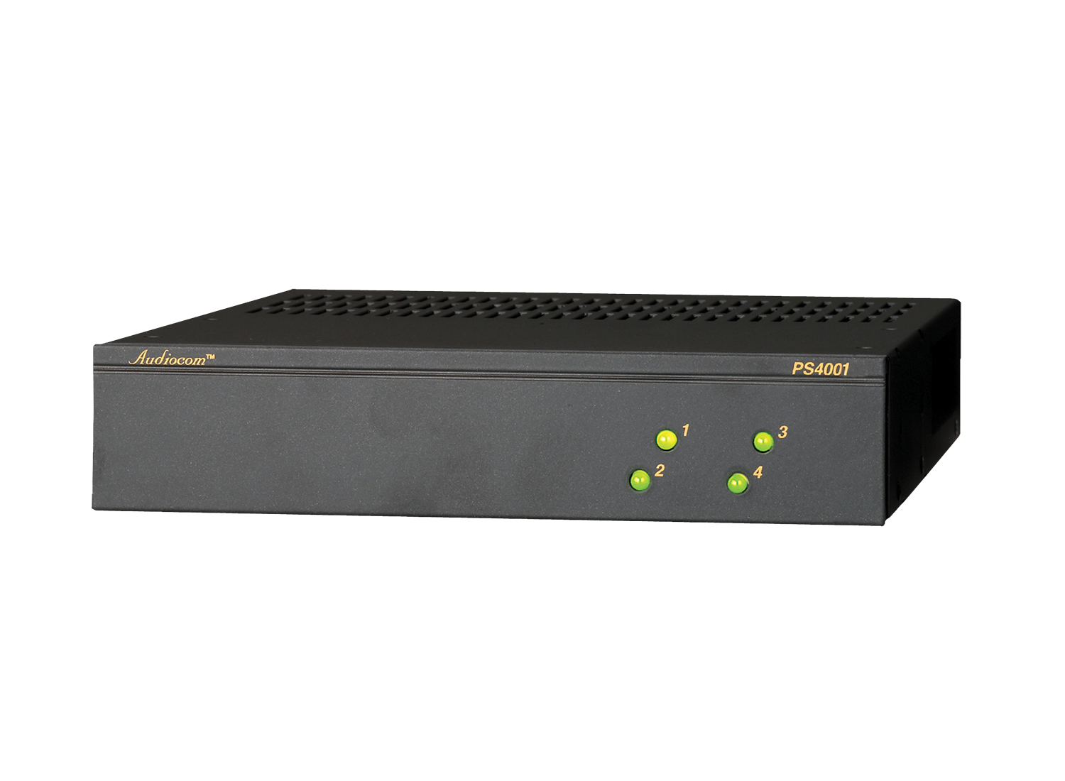 RTS PS-4001 4-Channel 24VDC 2A Switching Power Supply Half-Width 1RU Rackmount / Balanced / Unbalanced XLR
