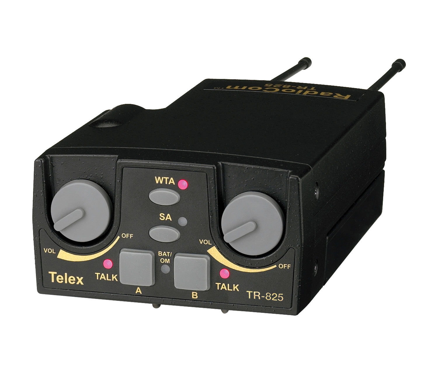 RTS TR-825 H3 US UHF Wireless Beltpack/Dual Channel/Binaural Listening/Graphical UI