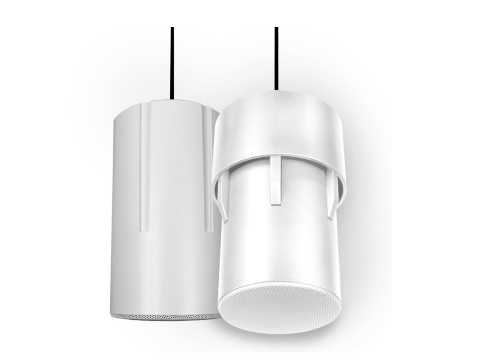 Soundtube DS31-EZ-CS-WH Cylindrical Designer Sleeve Complete Speaker (White)