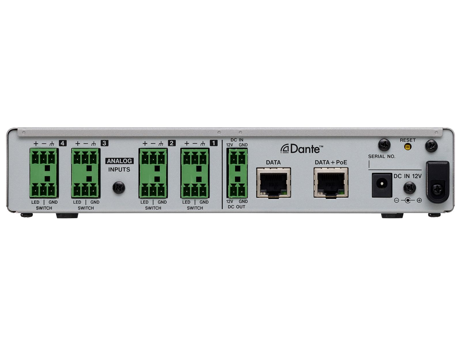 TASCAM MM-4D/IN-X 4 Mic/Line Input Dante Converter with DSP XLR - Image 3