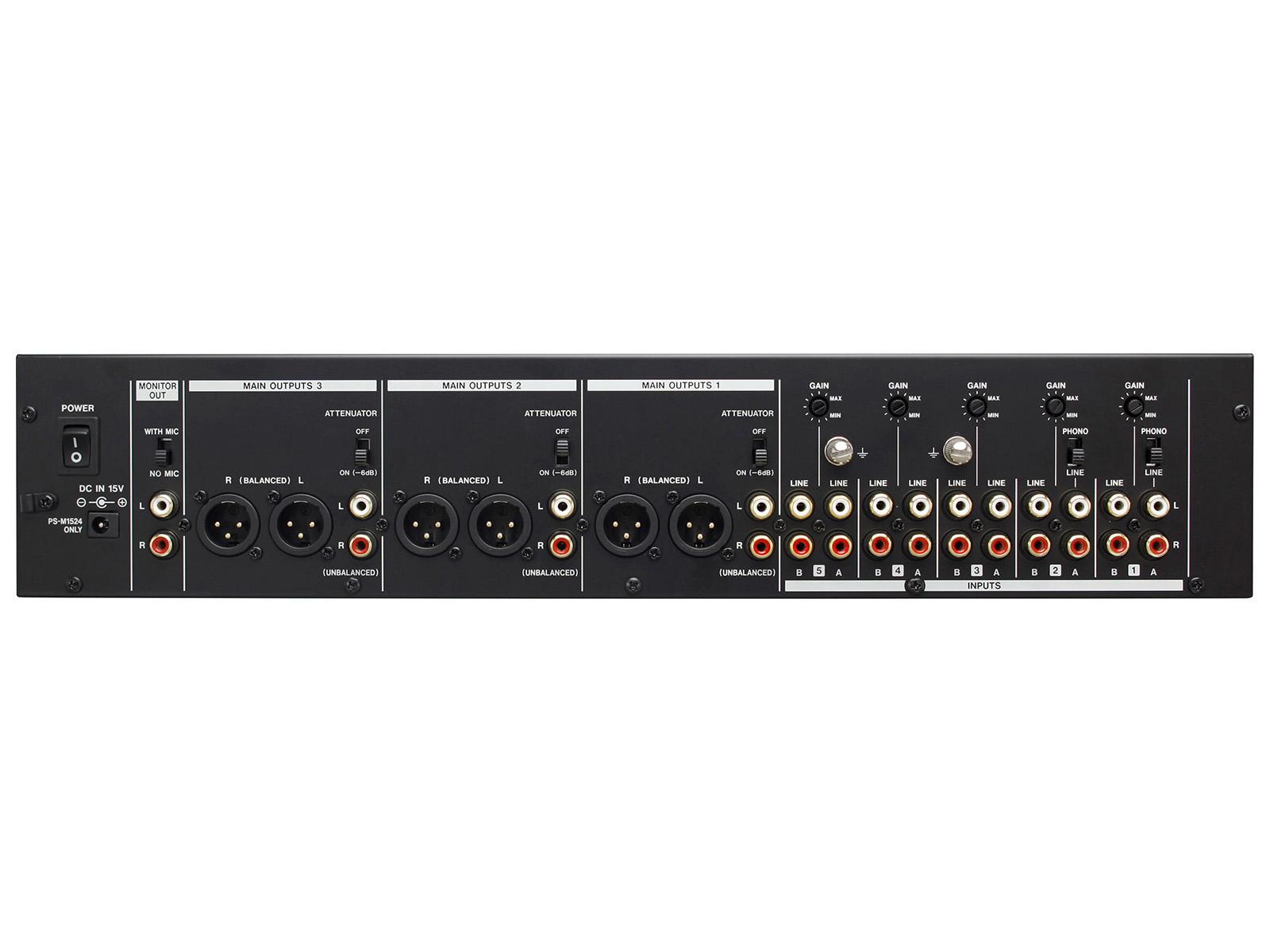 TASCAM MZ-223 Industrial-grade 2U Audio 3-Zone Mixer - Image 2