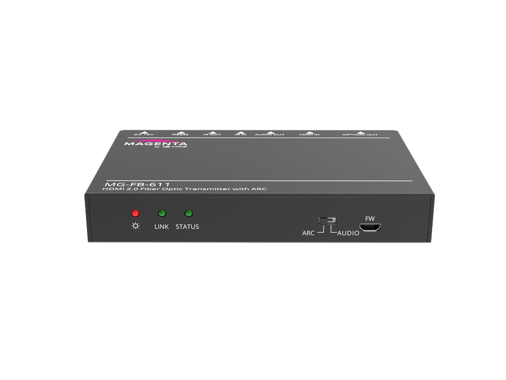 TV One MG-FB-61x 4K60 HDR HDMI 2.0 Fiber Optic Extender (Transmitter/Receiver) Kit with ARC/IR up to 984ft/300m - Image 2