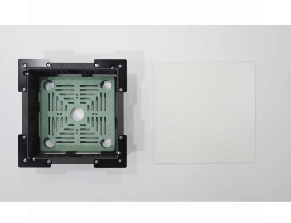 Wall-Smart 083-1-982 Nearly Flush In-Wall Adapter / Magnetic Cover / Holds Devices up to 174x174x44mm