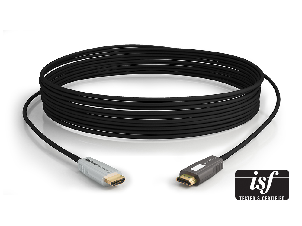 WyreStorm CAB-HAOC-20 20m/65ft 24Gbps 4K/60 HDR 4-core Active Optical HDMI Cable/ARC/CEC/ALLM/VRR/ISF Certified - Image 3
