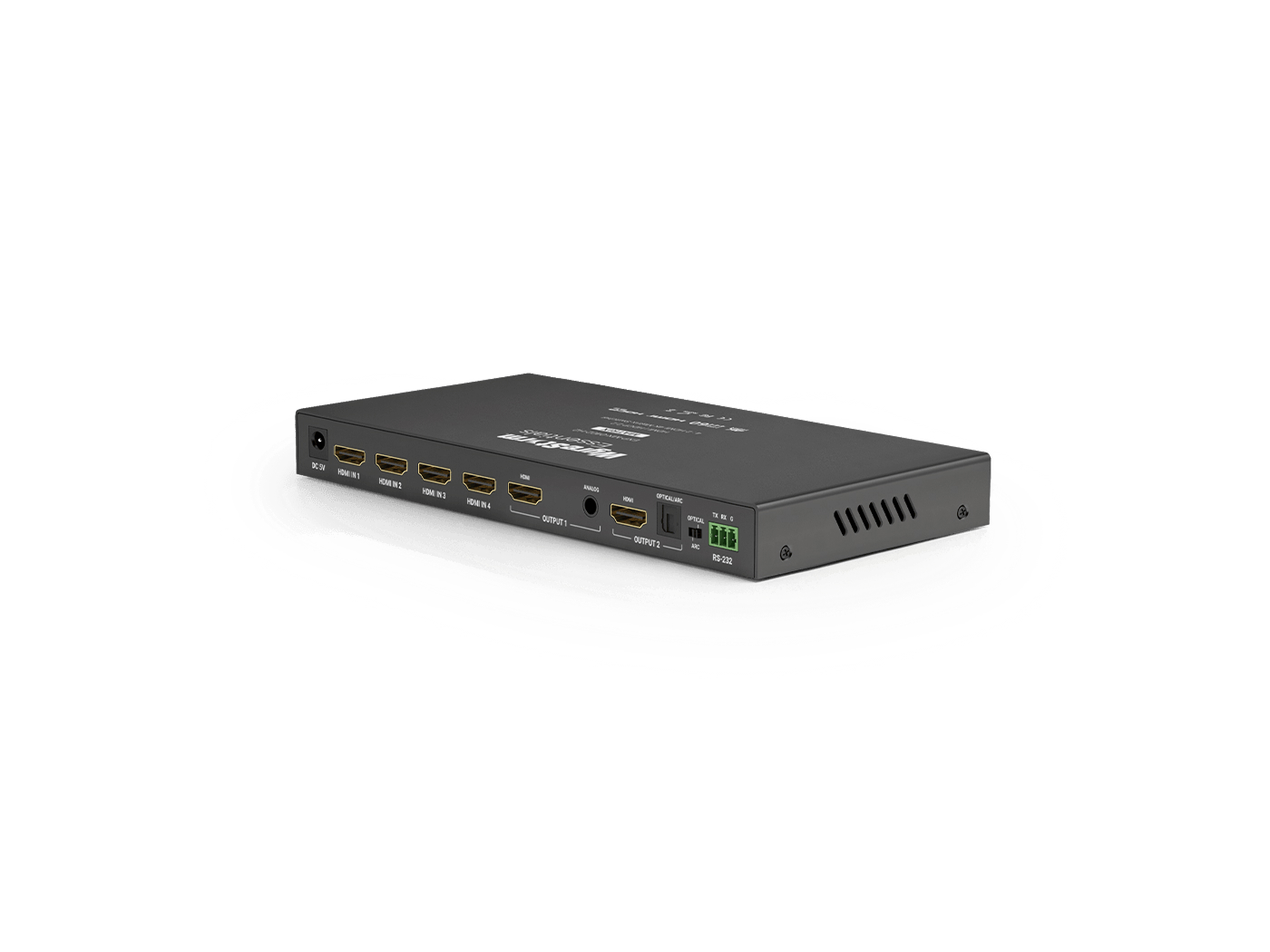 WyreStorm EXP-MX-0402-H2 Case Qty (20) 4x2 4K60 HDMI Matrix Switcher / 18Gbps HDCP 2.2 / Output Scalers / ARC (Lot of 20pcs) - Image 3