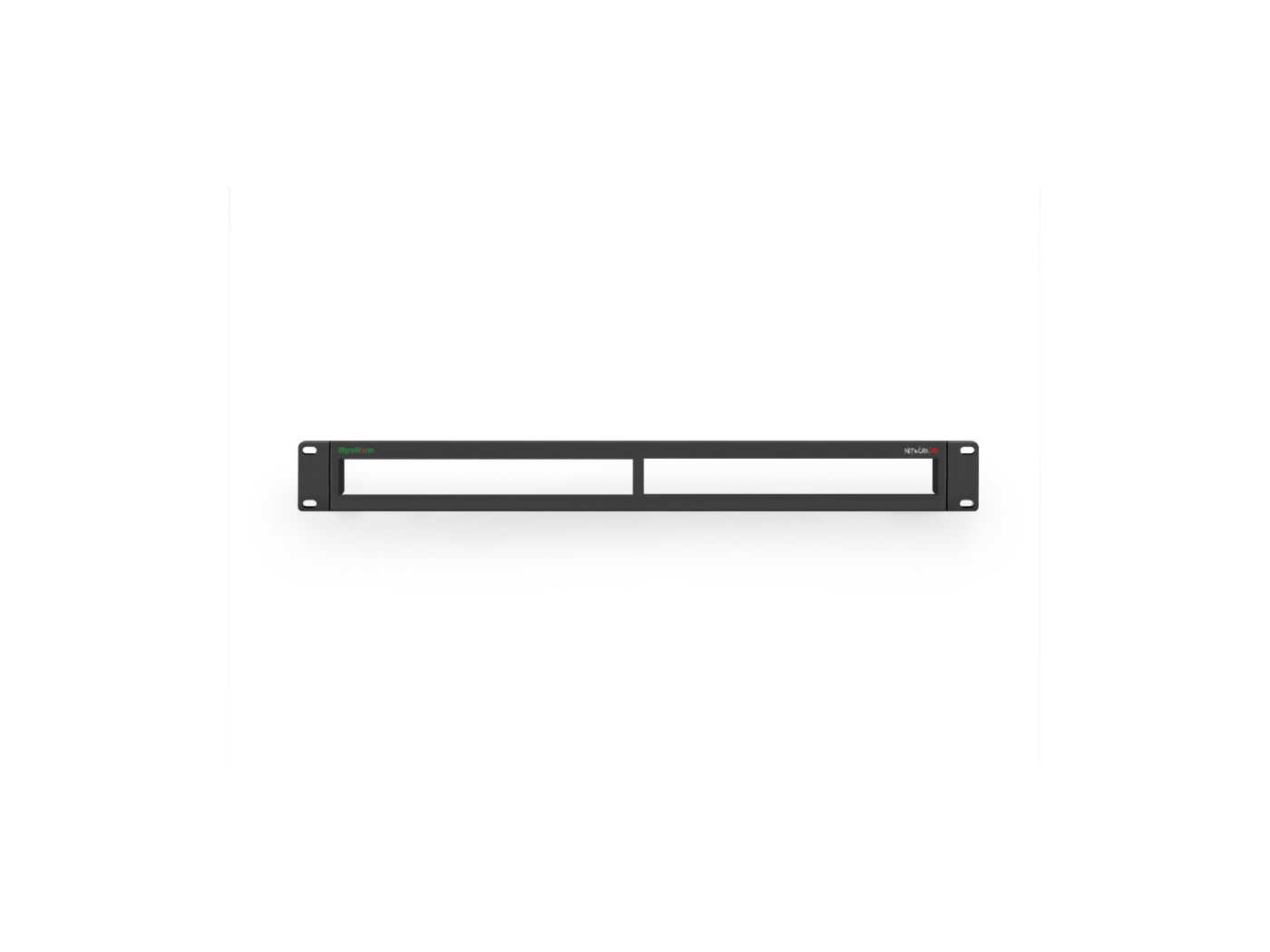 WyreStorm NHD-RACK-1U 1U 2-Slot Rack Mount / Shallow Depth / All-Steel / Front or Rear Facing
