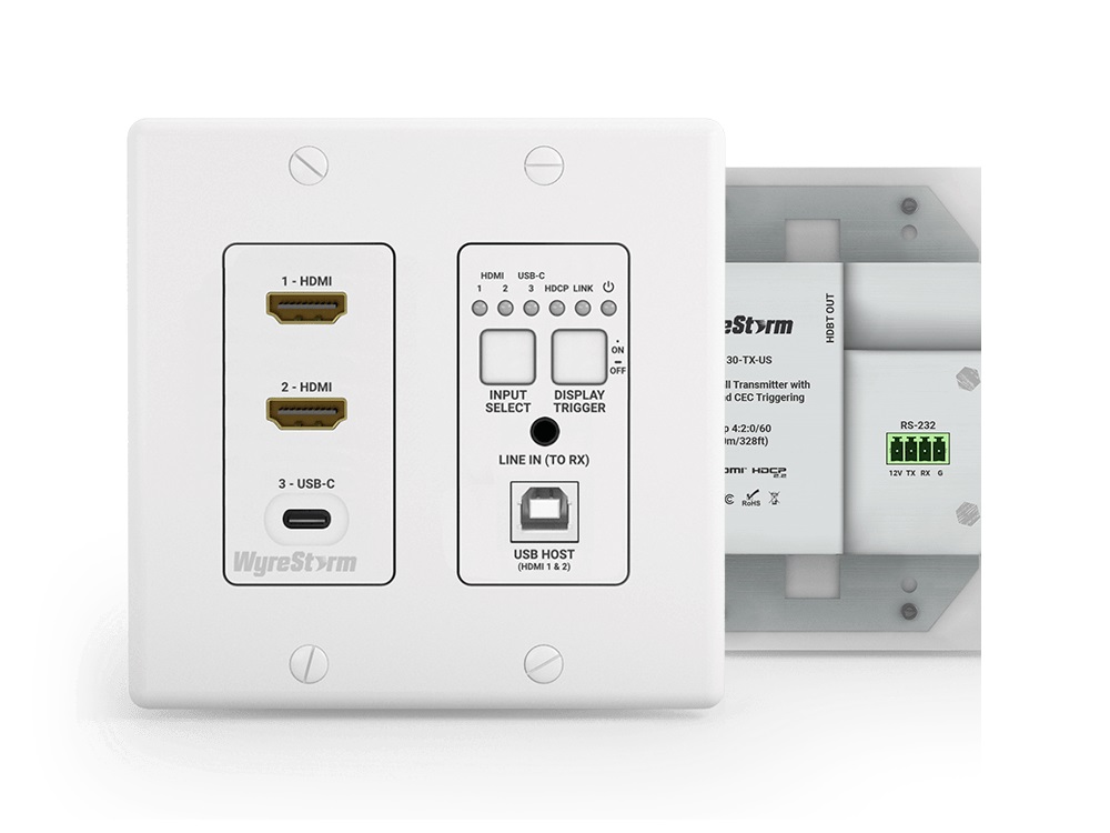 WyreStorm SYN-KIT-130-US In-Wall Presentation Kit with Control - Image 4