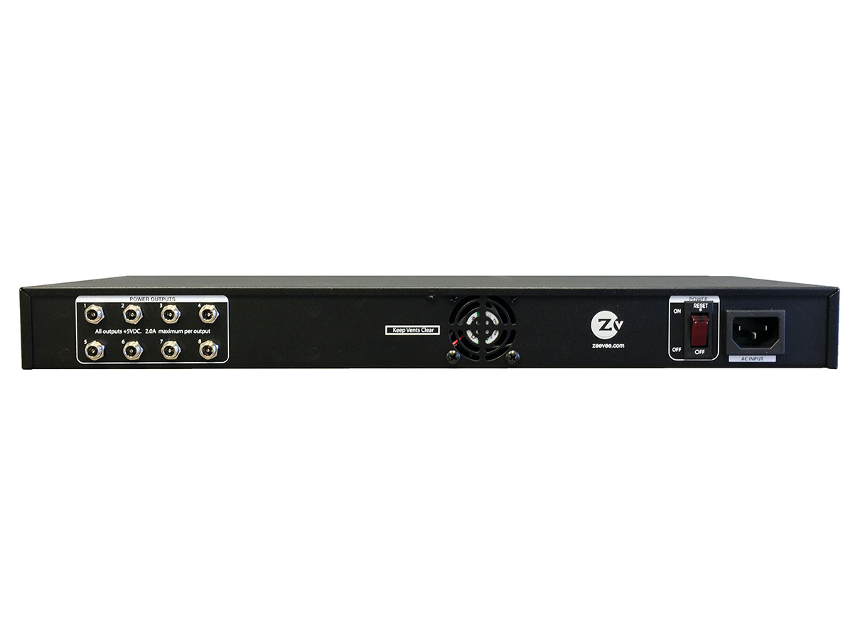 ZeeVee Z4KPWRCTR12 ZyPer 12V Power Center for 8 ZyPer Encoders/Decoders - Image 2